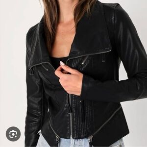 Lulu's Black Leather Jacket